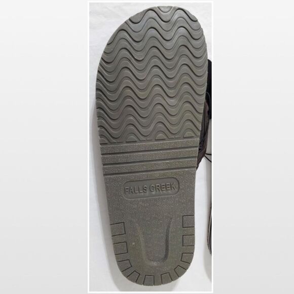 New Falls Creek Mens Flip Flops Shoes Outdoor Brown Tan Size 9 Slip On - Picture 12 of 15